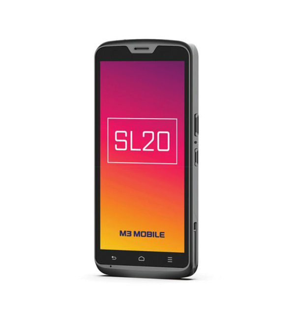 Le terminal mobile M3 Mobile SL20 est muni d'écran tactile HD compacte offrant une résolution exceptionnelle. Sa taille permet de le glisser dans la poche d'un pantalon