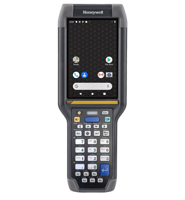 Le terminal mobile Honeywell CK65 a un Écran tactile 4,0 pouces haute résolution, un Clavier rétroéclairé et touches programmables pour une saisie aisée