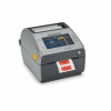 Imprimante bureautique Zebra ZD621 Photo de l'imprimante vue de face qui imprime des étiquettes