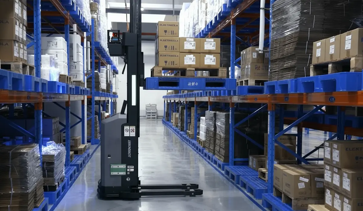 Moving intelligent stockage fourche webp moving transport autonome entrepôt hikrobots