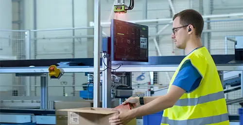 préparation de commande en entrepôt table de prépa