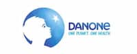 Logo Danone. "One Planet. One Health".