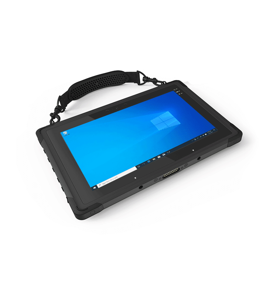 Tablette Unitech TB170 robuste avec Windows et dragonne.