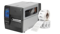 Imprimante d'étiquettes RFID Zebra avec rouleaux d'étiquettes. Solution logicielle RFID - ARIIUS.
