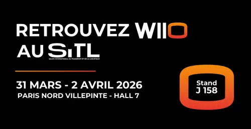 Retrouvez WIIO au SITL 2026, stand J 158. Salon International du Transport et de la Logistique.