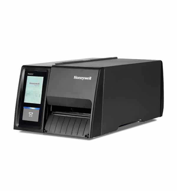 Imprimante industrielle Honeywell PM45c avec écran tactile.