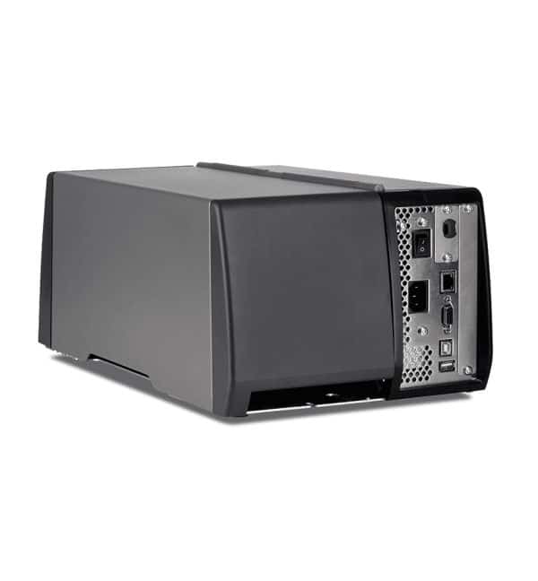 Imprimante industrielle Honeywell PM45/PM45c, vue arrière avec ports.