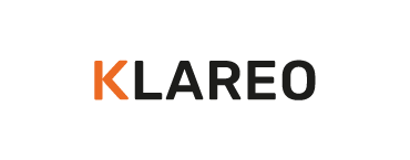 Logo Klareo, un des partenaires WIIO. Marque Klareo en orange et noir.