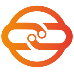 Logo MAEVE, solution logicielle robotique avec un design orange stylisé de liens interconnectés.