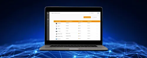 Interface logicielle de gestion d'entrepôt pour le système "pallet to person