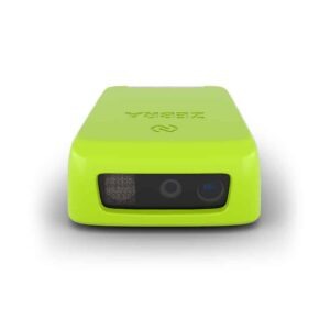 Scanner transportable Zebra RS2100 vert. Lecteur de codes-barres compact.
