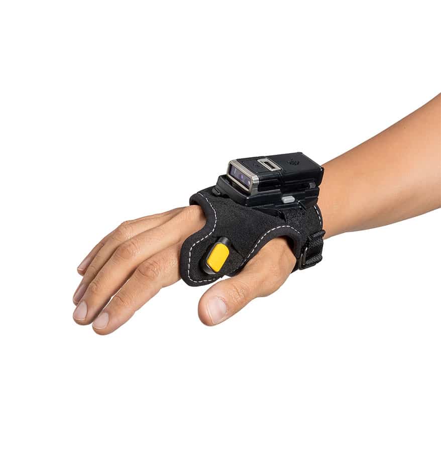 Scanner RS5100 Zebra mains libres porté à la main.