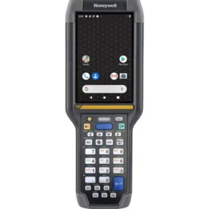 Terminal industriel Honeywell CK65 avec écran et clavier. Idéal pour la gestion d'inventaire et la logistique.