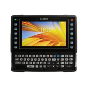Terminal VC8300 Zebra affichant l'écran d'accueil. Clavier physique et écran tactile.