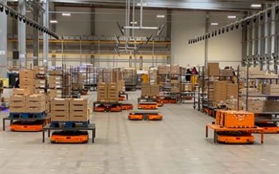 Solution pallet to person