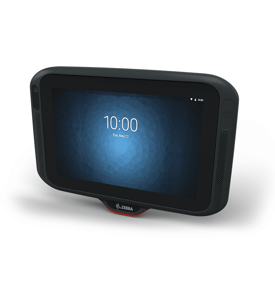 Panel PC Zebra CC6000 affichant l'heure 10:00.