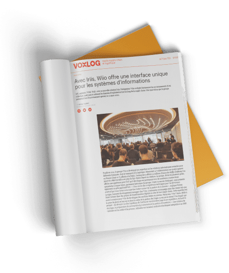 Article de presse Voxlog présentant l'interface Iriis de Wiio, actualités presse.