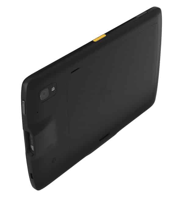 Tablette durcie Zebra ET40-45 noire, vue arrière.