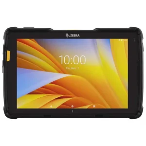 Tablette durcie Zebra ET40-45 affichant l'heure 10:00.