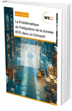 Couverture du livre blanc WIIO sur l'intégration de la donnée RFID dans un entrepôt.