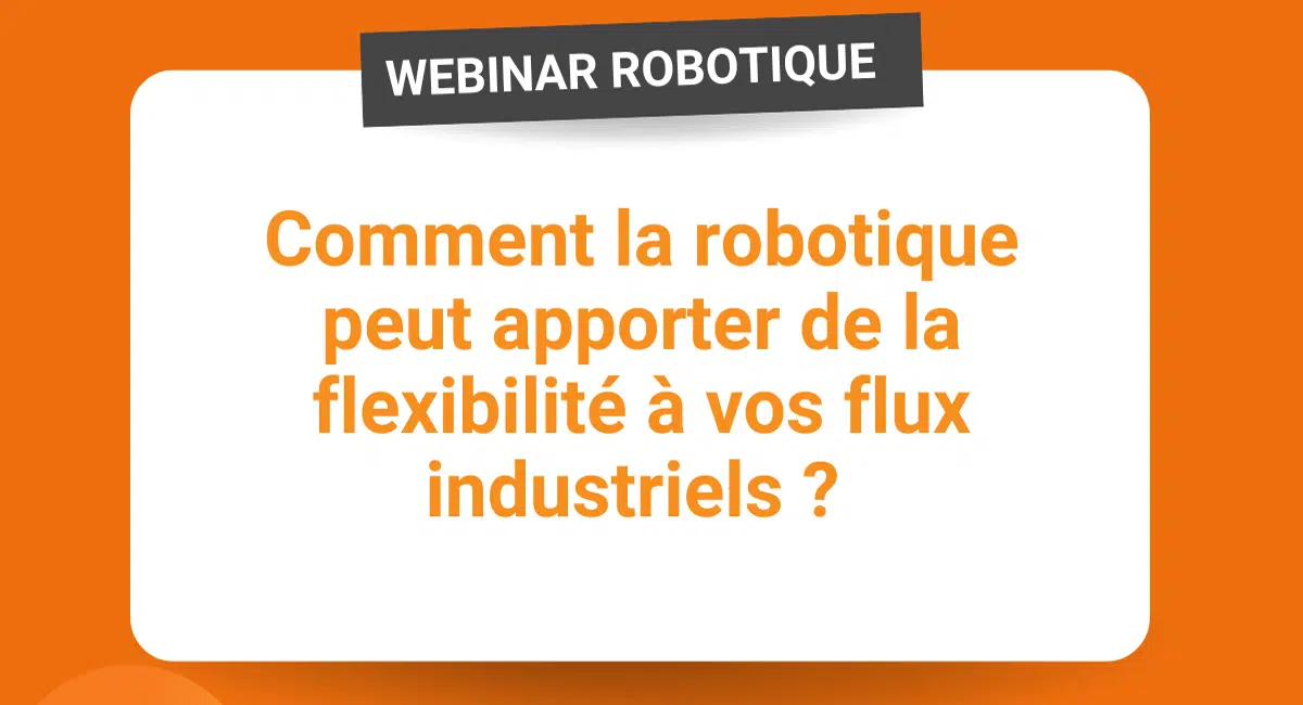 Webinaire robotique : comment la robotique apporte de la flexibilité aux flux industriels ?