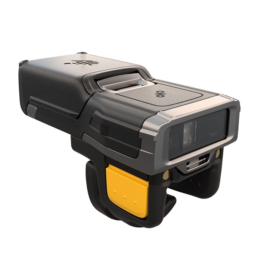 Scanner mains-libres Zebra RS6100, appareil de lecture de codes-barres portable.