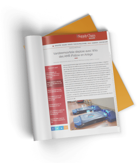 Magazine de presse montrant un article sur Vandeemoortele et les AMR iFollow en Ariège.