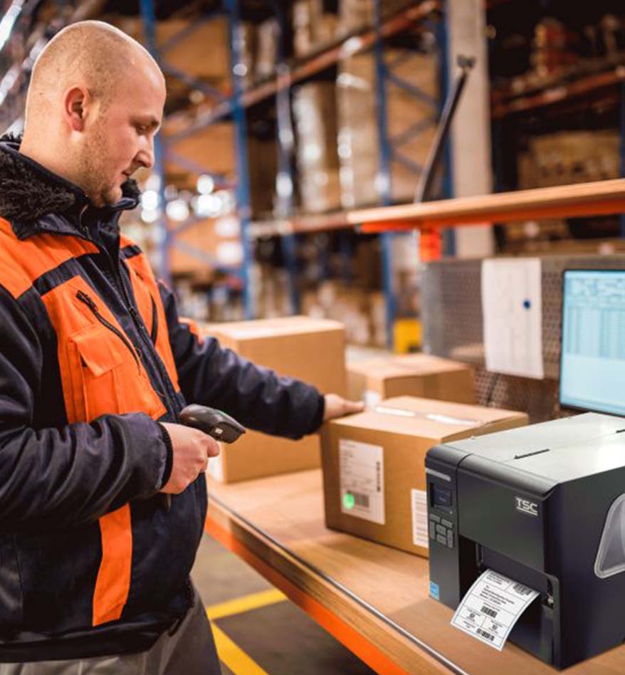 photo imprimante tsc mb241 en condition reel en entrepot