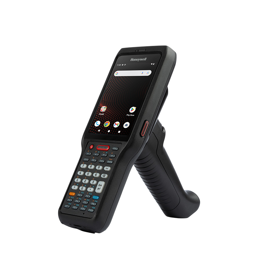photo terminal industriel honeywell ck62 photo avec pistolet