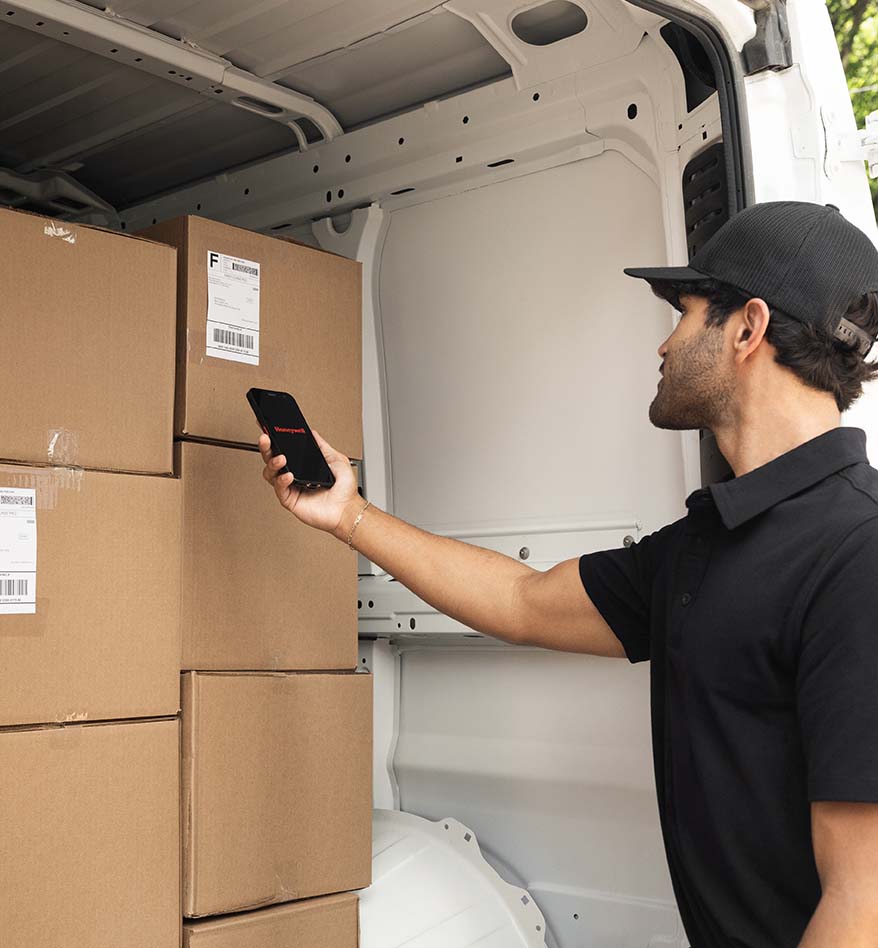 photo use case terminal mobile honeywell ct32 transport
