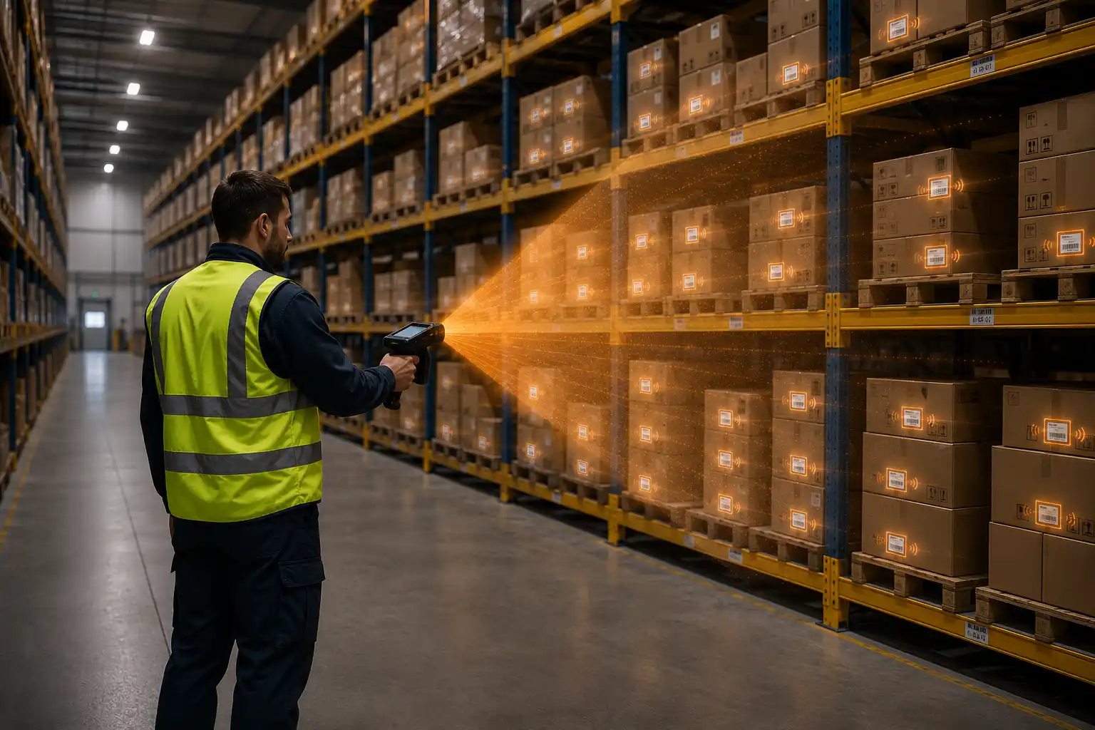 RFID en entrepot gestion d'actif